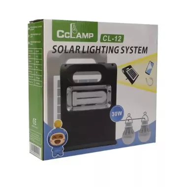 Портативная встроенная солнечная панель Cclamp CL-12, фонарь с дополнительными светодиодными лампами и боковыми лампами