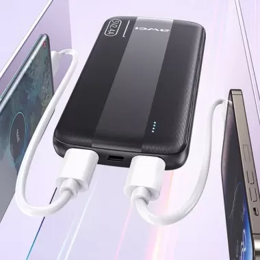 Портативный аккумулятор AWEI P20K 10000mAh 2USB / Повербанк для телефона