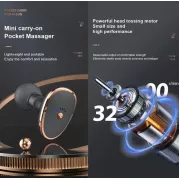 Портативный массажный мини-пистолет MGE-013 XL-566