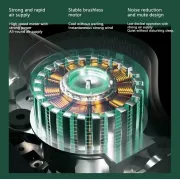 Портативный мини вентилятор для дома Telescopic Folding Fan Складной настольный вентилятор с USB зарядкой