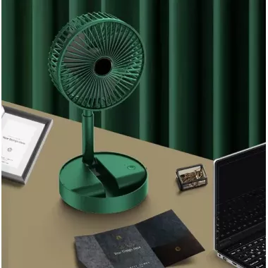 Портативный мини вентилятор для дома Telescopic Folding Fan Складной настольный вентилятор с USB зарядкой