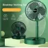 Портативный мини вентилятор для дома Telescopic Folding Fan Складной настольный вентилятор с USB зарядкой