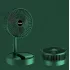 Портативный мини вентилятор для дома Telescopic Folding Fan Складной настольный вентилятор с USB зарядкой