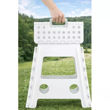 Портативный пластиковый складной стул / Табурет для пикника и рыбалки Портативный пластиковый складной стул / Табурет для пикника и рыбалки