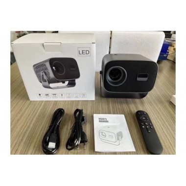 Портативный проектор V8 4K Android 11 с Wi-Fi 2.4G/5G и Bluetooth 5.0