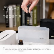 Портативный увлажнитель воздуха аромадиффузор электрический для дома ультразвуковой Kinscoter DQ-701 с эффектом пламени белый