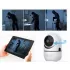 Поворотная IP камера QC011 беспроводная WiFi для видеонаблюдения со звуком и ночным видением