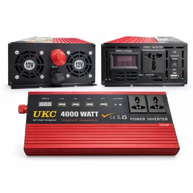 Преобразователь напряжения Power Inverter 4000W c 12V на 220 Преобразователь напряжения Power Inverter 4000W c 12V на 220
