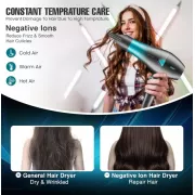 Профессиональный мощный фен для волос VGR V-455 с холодным и горячим воздухом 2400 Вт