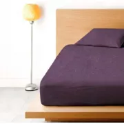 Бузкова Простирадло махрове на резинці з наволочками Anisa (220х240+30 см)