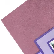 лавандове Простирадло махрове на резинці з наволочками Anisa (220х240+30 см)