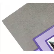 світло сіре Простирадло махрове на резинці з наволочками Anisa (220х240+30 см)