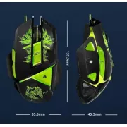 Проводная игровая мышка со светодиодной подсветкой PoloSmart PGS302 4 уровня чувствительности