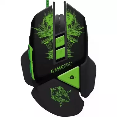 Дротова ігрова мишка зі світлодіодним підсвічуванням PoloSmart PGS302 4 рівня чутливості Дротова ігрова мишка зі світлодіодним підсвічуванням PoloSmart PGS302 4 рівня чутливості