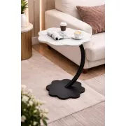 Прикроватный кофейный столик Flower 40х30х60 см Мрамор