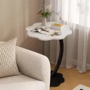 Прикроватный кофейный столик Flower 40х30х60 см Мрамор