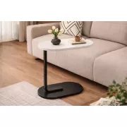 Прикроватный столик DASH-64225 с мраморной столешницей 28×45×60 см