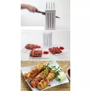 Приспособление для быстрого нанизывания шашлыка brochette express | шпажки для шашлыка