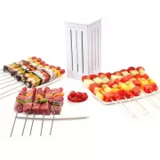 Приспособление для быстрого нанизывания шашлыка brochette express | шпажки для шашлыка