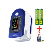 Пульсометр для вимірювання пульсу та сатурації JZK-302 Синій, пульсоксиметр на палець