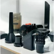 Пылесос автомобильный мощный беспроводной аккумуляторный,4 насадки, 1 АКБ