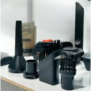 Пылесос автомобильный мощный беспроводной аккумуляторный,4 насадки, 1 АКБ