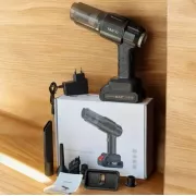 Пылесос автомобильный мощный беспроводной аккумуляторный,4 насадки, 1 АКБ