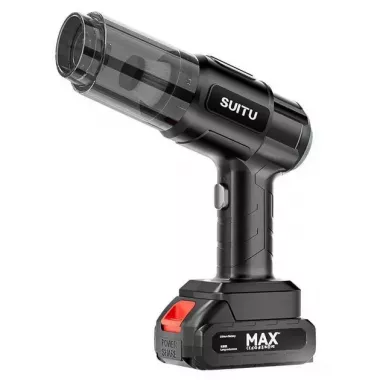 Пылесос автомобильный мощный беспроводной аккумуляторный,4 насадки, 1 АКБ