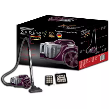 Пылесос контейнерный 4л Zepline ZP-6805 сиреневый