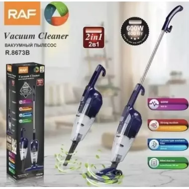 Пылесос RAF R-8673B ручной 2 в 1 с контейнером 600 Вт (R-8673B) Пылесос RAF R-8673B ручной 2 в 1 с контейнером 600 Вт (R-8673B)