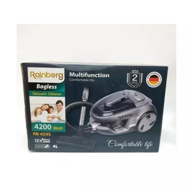 Пылесос Rainberg RB-659S колбовой с регулятором мощности HEPA фильтр 4L - 4200 W