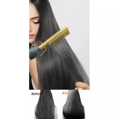 Гребінець Grand XL-210 для випрямлення волосся 2 в 1, електрична щітка