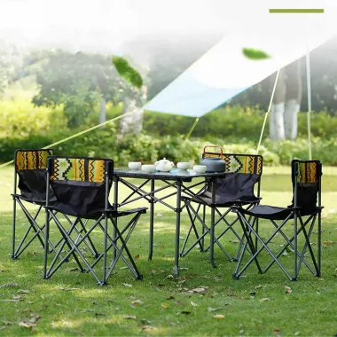 Раскладной набор для пикника с системой Паук,4 стула в сумке Раскладной набор для пикника с системой Паук,4 стула в сумке