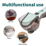 Регулируемые пластиковые мерные ложки 2 штуки Adjustable measuring spoon