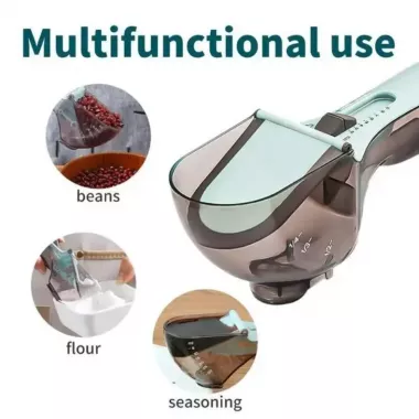 Регулируемые пластиковые мерные ложки 2 штуки Adjustable measuring spoon Регулируемые пластиковые мерные ложки 2 штуки Adjustable measuring spoon