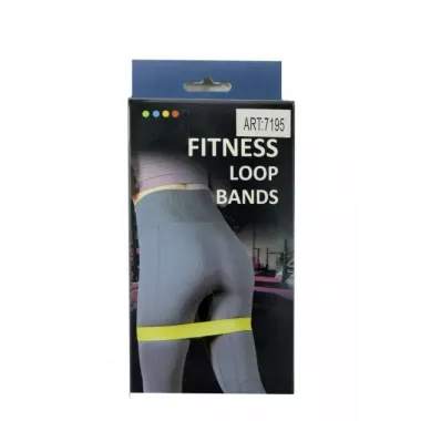Резинки для фитнеса Loop Bands 5 штук с чехлом в комплекте