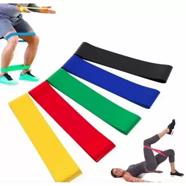 Резинки для фитнеса Loop Bands 5 штук с чехлом в комплекте