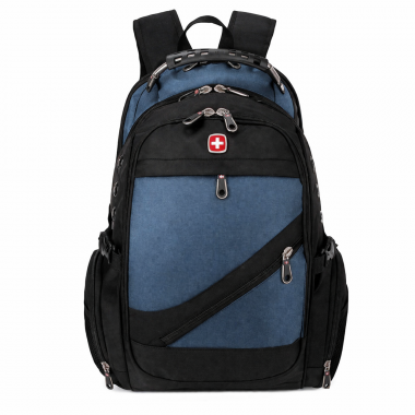 Рюкзак, швейцарский рюкзак, SwissGear 8810, туристический рюкзак, рюкзак для ноутбука Синий Рюкзак, швейцарский рюкзак, SwissGear 8810, туристический рюкзак, рюкзак для ноутбука Синий