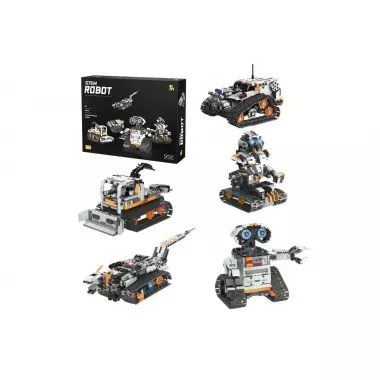 Робот-конструктор 5-в-1 Stem Robot с пультом управления и Bluetooth  GS227