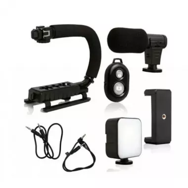 Ручка стабилизатор AY-49U для видеокамер фотоаппаратов Uобразный кронштейн для телефона с микрофоном вспышкой Ручка стабилизатор AY-49U для видеокамер фотоаппаратов Uобразный кронштейн для телефона с микрофоном вспышкой