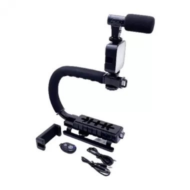 Ручка стабилизатор AY-49U для видеокамер фотоаппаратов Uобразный кронштейн для телефона с микрофоном вспышкой Ручка стабилизатор AY-49U для видеокамер фотоаппаратов Uобразный кронштейн для телефона с микрофоном вспышкой