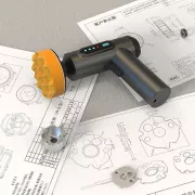 Ручная полировочная машинка Lesko LY-02 для авто аккумуляторная для полировки чистки машины 3 диска USB