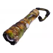 Ручной аккумуляторный фонарик с боковым диодом Power style MX-915M-COB камуфляжный расцветка