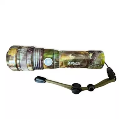 Ручной аккумуляторный фонарик с боковым диодом Power style MX-915M-COB камуфляжный расцветка