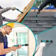 Ручной гвоздозабивной степлер пистолет в пластиковом кейсе The ceiling artifact AND-9