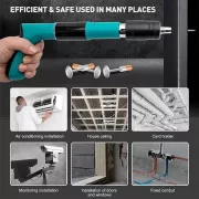 Ручной гвоздозабивной степлер пистолет в пластиковом кейсе The ceiling artifact AND-9