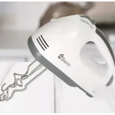 Ручной кухонный миксер 7 скоростей 4 насадки DOMOTEC R-6633B