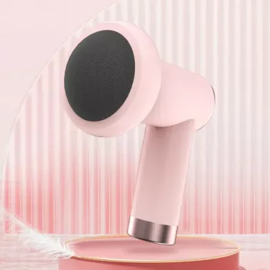 Ручной мышечный аккумуляторный массажер Fascial Gun Vibro Head расслабляющий массажный антицеллюлитный пистолет, 5 насадок