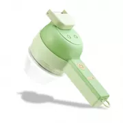 Ручной измельчитель для овощей 4в1 Food Chopper / Электрическая кухонная овощерезка / Мини блендер-слайсер
