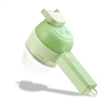 Ручной измельчитель для овощей 4в1 Food Chopper / Электрическая кухонная овощерезка / Мини блендер-слайсер